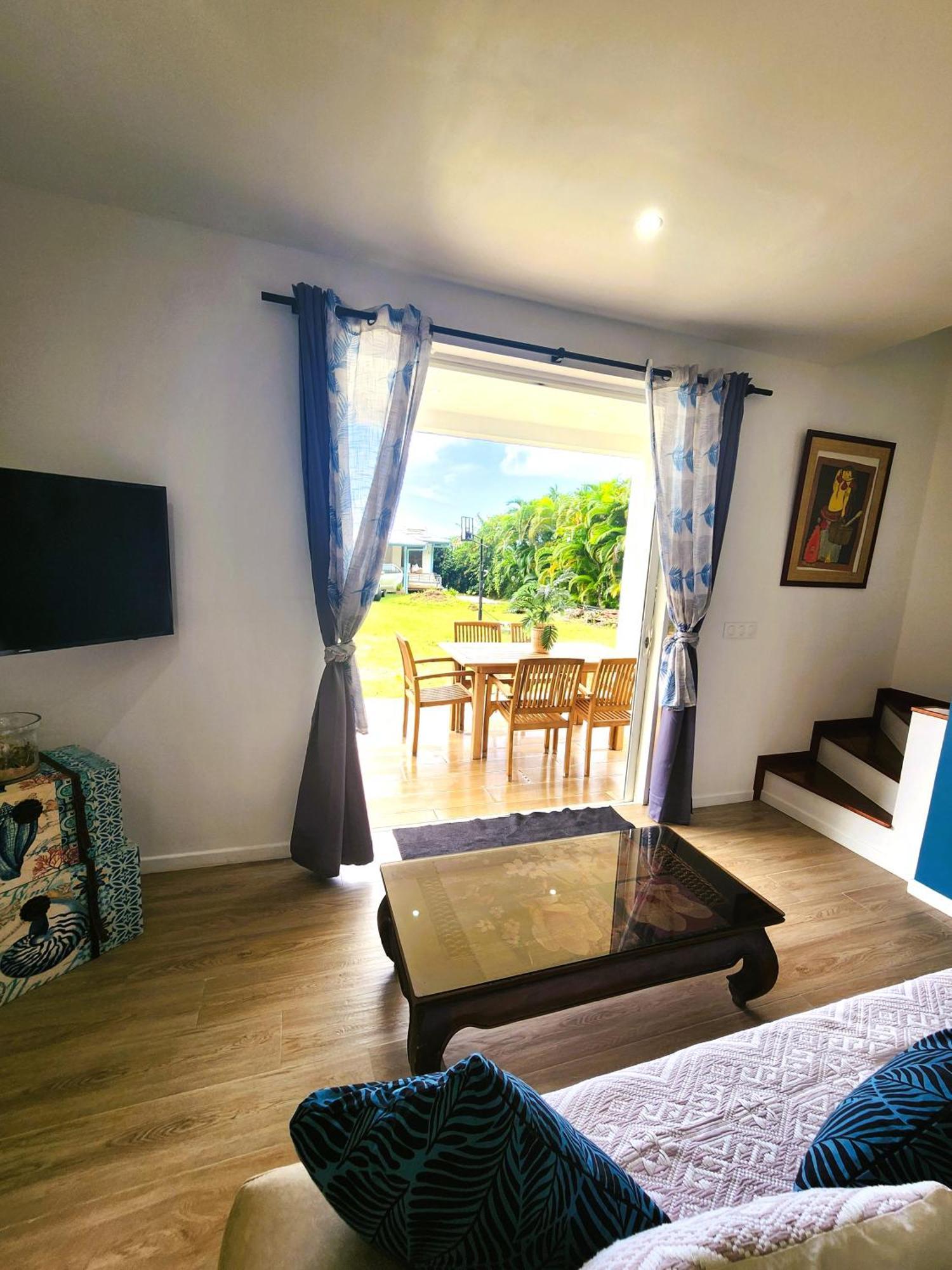Duplex En Bord De Mer Fare Tahitea Pension Taputapuapea المظهر الخارجي الصورة